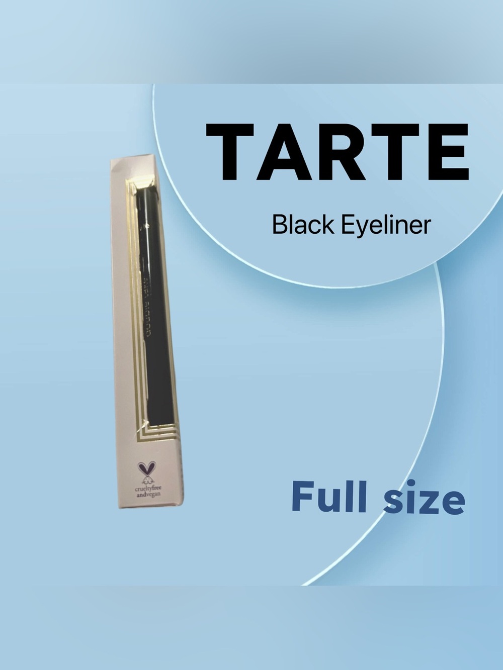 🇺🇸🆕📦NIB TARTE |FULL| Black double take waterproof liquid & gel eyeliner*